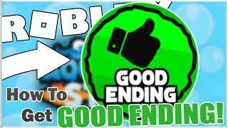 How to get the GOOD ENDING + BADGE in AQUARIUM (Story)! [ROBLOX]