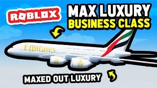 The Most MAXED OUT BUSINESS CLASS in Cabin Crew Simulator (Roblox)