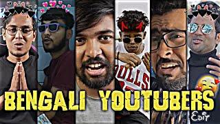 BENGALI YOUTUBERS EDIT | Youtubers Attitude status | Success Edit | The Bong Animesh ||