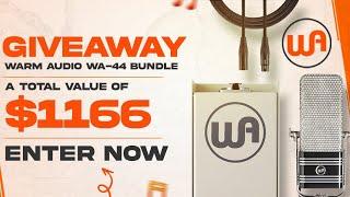 Enter to win a Warm Audio WA-44 Ribbon Microphone Bundle at Front End Audio!