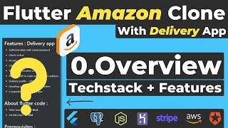 0.Overview | Flutter Amazon Clone | Flutter Ecommerce App with Backend | Flutter Ecommerce App