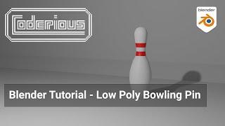 Blender Tutorial - Low Poly Bowling Pin (For Unity)