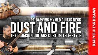 Re-Carving a Custom Guitar Neck 5 Years On | I MESSED up a bit on the original 