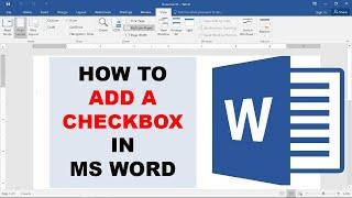 How To Add a Checkbox in Word Document