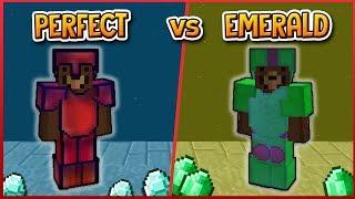 HYPIXEL SKYBLOCK | PERFECT ARMOR VS EMERALD ARMOR! *CRAZY RESULTS*