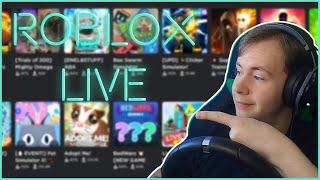 PLAYING ROBLOX WITH VIEWERS LIVE #623!!