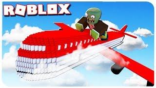 ЗОМБИ НА САМОЛЕТЕ !!! | ROBLOX ПО РУССКИ | | Роблоксер Альберт