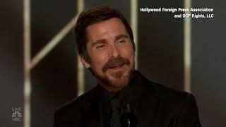 Christian Bale Thanks Satan At Golden Globes