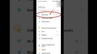 How to reset redmi phone from setting?  Redmi phone ko reset kaise kare #reset #settings #redmi