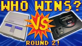 Super Nintendo vs. Sega Genesis Round 2!!! *32 MORE* Games Compared!