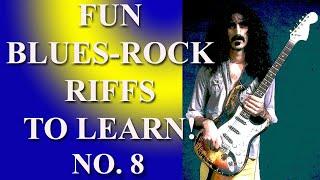 FUN BLUES-ROCK RIFFS TO LEARN! - NO. 8