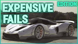 STUPID RICH People with SUPERCARS Compilation | EXPENSIVE CAR CRASH and FAIL Edition