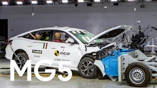 ANCAP safety & crash testing a MG5