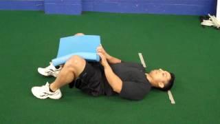 Groin pad squeeze