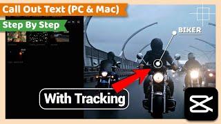 Call Out text Animation with Tracking | CapCut PC Tutorial