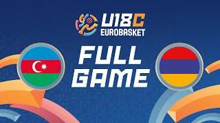 Group Phase | Azerbaijan v Armenia | Full Basketball Game | FIBA U18 EuroBasket 2024 Division C