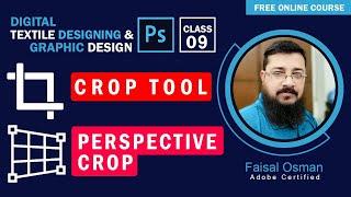 Crop and Perspective crop Tool | Adobe Photoshop Class-09 #crop #perspective #adobephotoshop