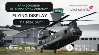 Farnborough International Airshow 2024: Flying Display Live Stream - Day 4