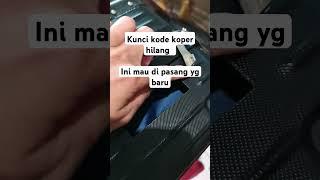 kunci kode koper hilang #traveling #bag #travel #fyp #viral #shorts #tutorial