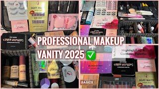 My Updated  Professional Makeup Vanity Tour 2025 | Complete Affordable Makeup Vanity For Beginners