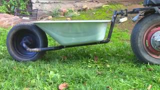 How to Turn a Wheelbarrow Bed into a Motorcycle Trailer and Other Camping DIY Projects |