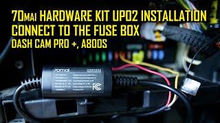 70mai Hardwire Kit installation and connection to the Fuse Box, Midrive UP02, UP03