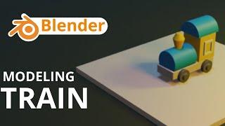 Blender Train Modeling | Blender Modeling | Sameh Ulhaq