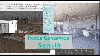 Floor Generator for SketchUp (Free Scene)