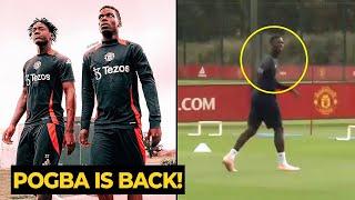 POGBACKRuben Amorim allow Paul Pogba to training at CARRINGTON after Juve terminated his contract