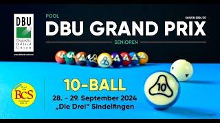 Center Court  DBU Grand Prix 10-Ball Senioren live aus Sindelfingen im Die Drei