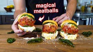 how to make MAGICAL RICOTTA MEATBALLS