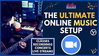 Online Music Lessons with Zoom & OBS - Studio Gear & Software Setup - Part 1️⃣