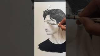 Testing a Secret Nose Drawing Trick #drawing