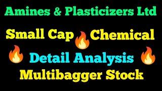 Amines And Plasticizer Share Detail Analysis| Small Cap| Chemical| Multibagger Share 