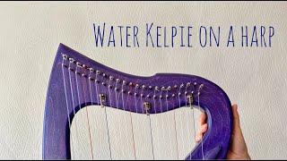 The Water Kelpie played on a 22 string harp