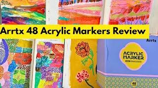 Review of 48 Arrtx Acrylic Markers