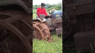 Eicher 380 stucked in mud ##tractorzone ##eicher_tractor