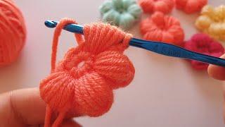 Crochet Puff Flowers Step-by-Step Guide for Beginners