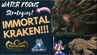 Water Focus Strategies: IMMORTAL KRAKEN! [WILD TECHS!]