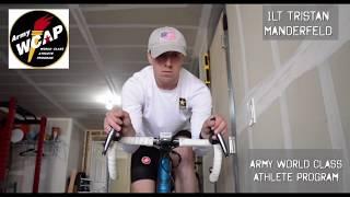 U.S Army WCAP Cyclist 1LT Manderfeld's workout -Driven To Be Healthy Campaign