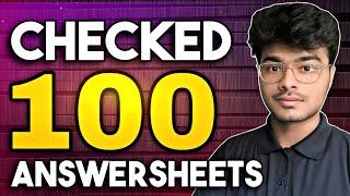 I Checked 100 Answersheets and Here every student make Mistake