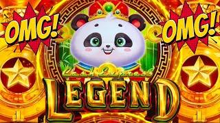 HOT!!!! I PICKED FREE GAMES AND THIS HAPPENED!  JOYFUL PANDA CASH EXPRESS LEGEND Slot Machine
