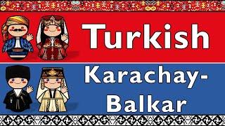 TURKIC: TURKISH & KARACHAY-BALKAR