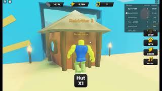 Баги в игре Strongman Simulator в Роблокс позволяющие пройти до последней локации.