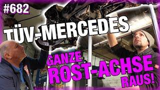 TÜV-Mercedes!!  Now the RUST AXLE comes out - 5,800€!!  |