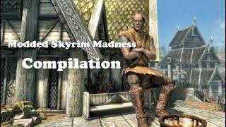 Modded Skyrim Madness (A 10+ Minute Compilation)