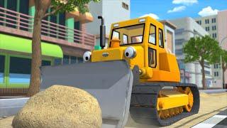 Strong Heavy Vehicles Episodes | Bulldozer Billy is Working Hard! | Tayo the Little Bus