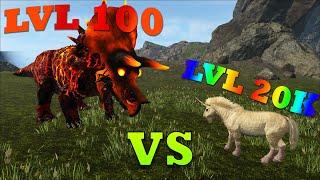 Unicorn (lvl 20K) VS Alpha X-Trike (lvl 100) | #Shorts