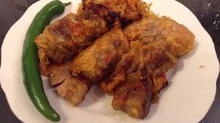 Sarmale cu carne de porc si vita in foi de varza acra | Cristine Cuisine