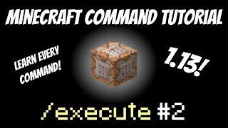 How to Use the /execute Command in Minecraft 1.13 | Advanced | Minecraft Tags with Execute